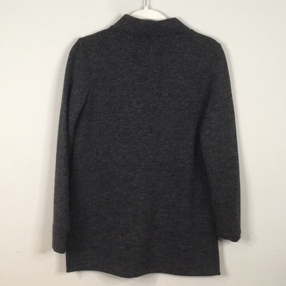 Madewell heathered gray v-neck sweater - Picture 3 of 8